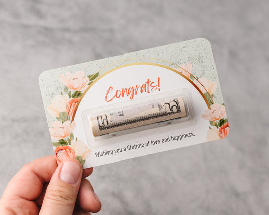 Congrats - Modern Floral Wedding Arch