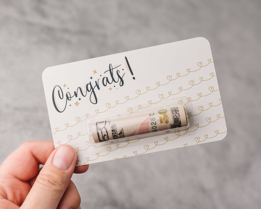 Congrats - Diagonal Hearts