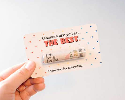 Teachers Like You Are The Best - Hearts