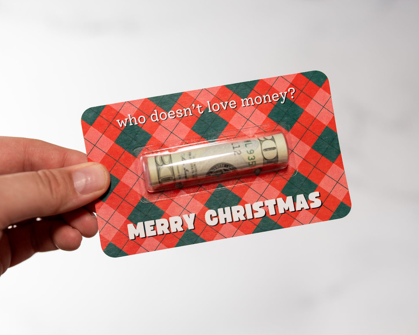 Who Doesn't Love Money? Christmas Plaid *LIMITED EDITION*