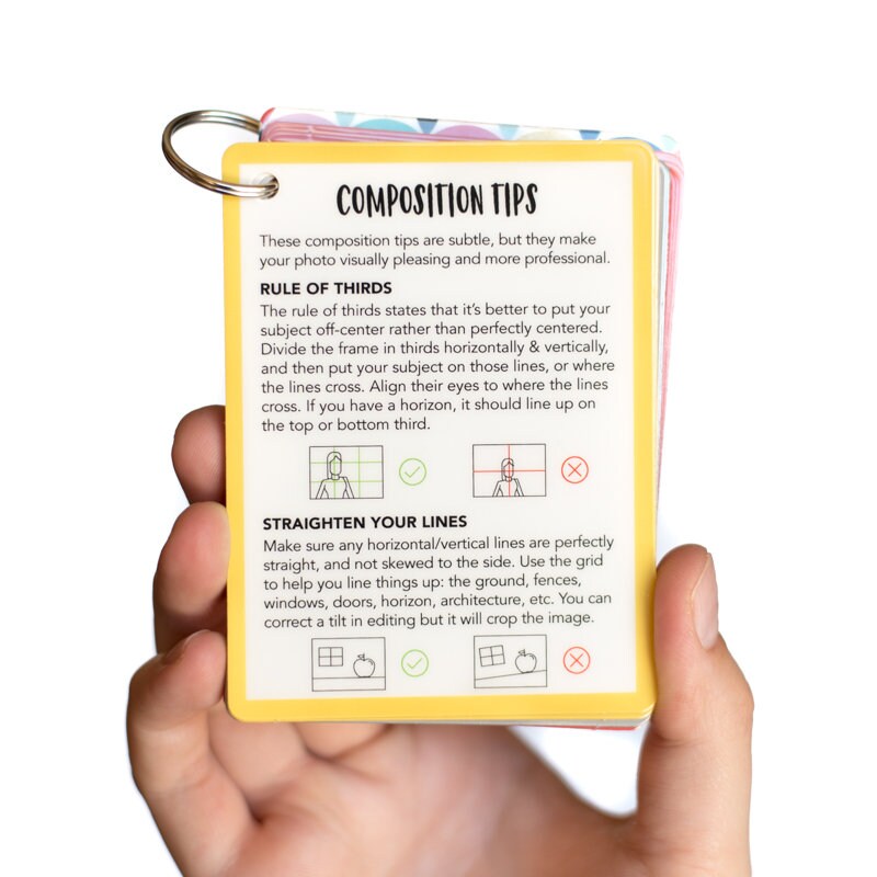 Photography Tips: Lighting & Composition Cheat Sheets (Bright)