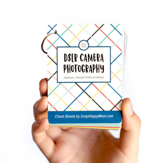 DSLR Photography Cheat Sheets - Photography Reference Cards (Bright)