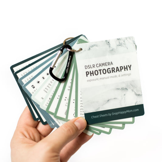 DSLR Photography Cheat Sheets - Photography Reference Cards (Classic)