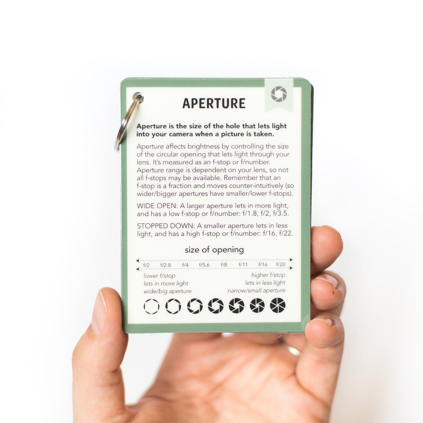 DSLR Photography Cheat Sheets - Photography Reference Cards (Classic)