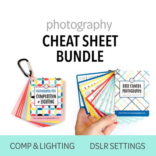 Cheat Sheet Bundle - DSLR + Composition & Lighting Deck (Bright)