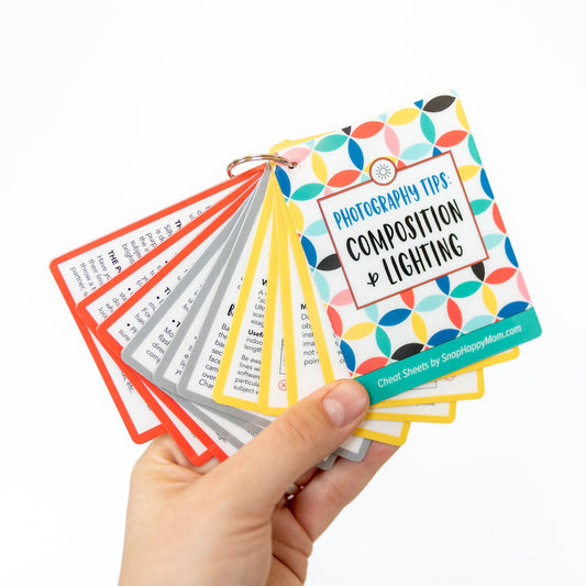 Photography Tips: Lighting & Composition Cheat Sheets (Bright)