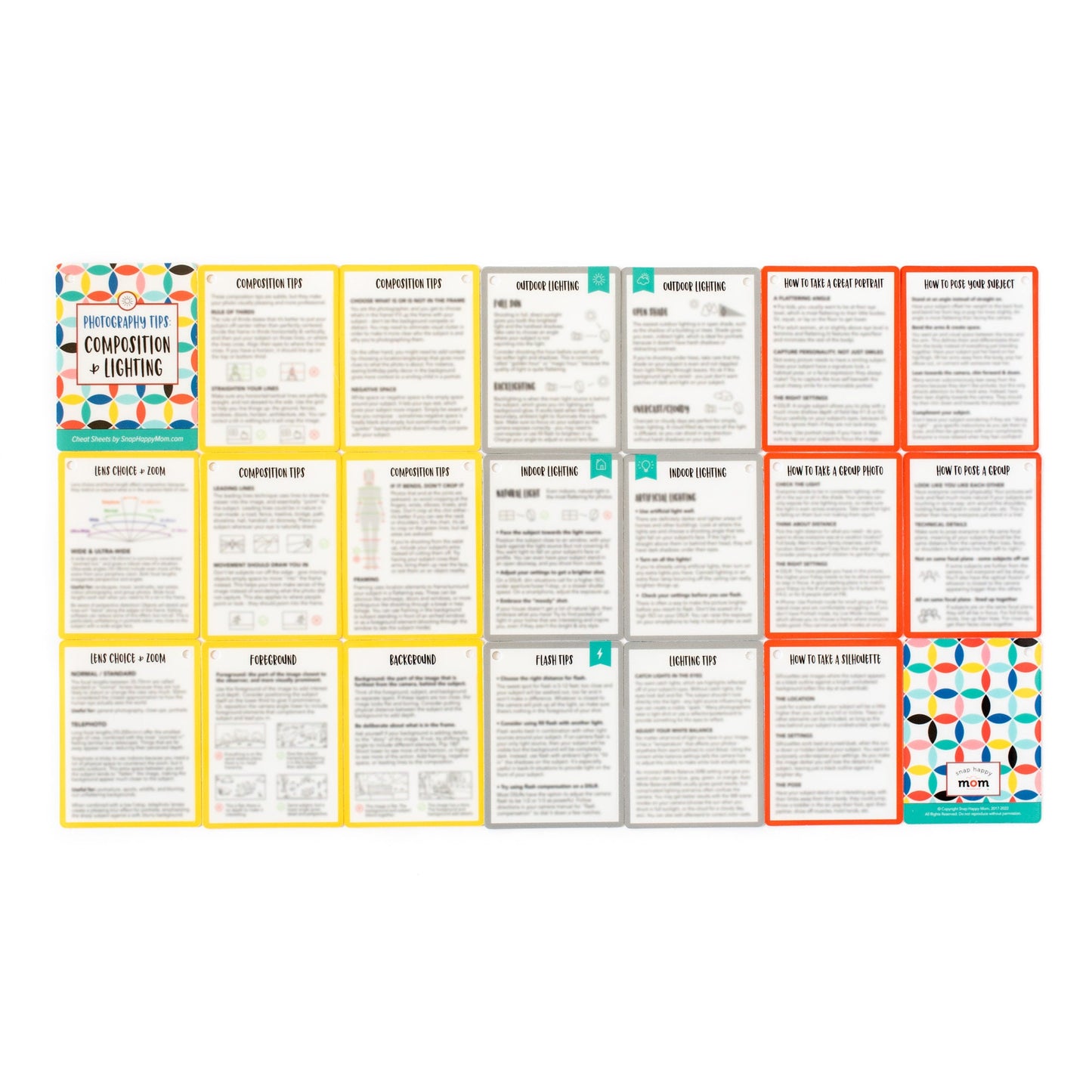 Cheat Sheet Bundle - DSLR + Composition & Lighting Deck (Bright)