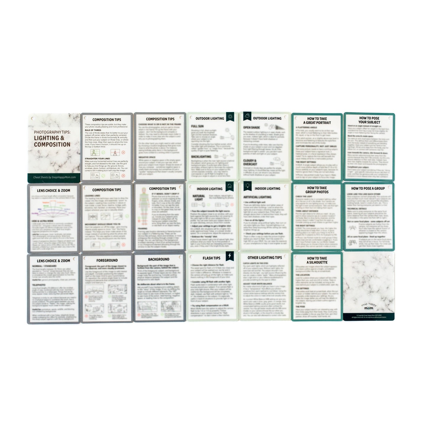 Cheat Sheet Bundle - DSLR + Composition & Lighting Deck (Classic)